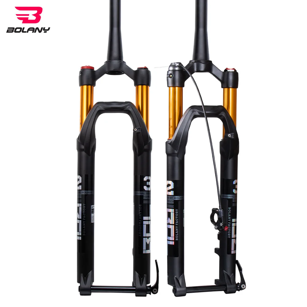 

MTB Bike Front Fork 27.5 29er Inch Air Suspension Fork Lock Tapered Thru Axle 100MM Mountain Bike 32 RL Fork Bicycle Accessories