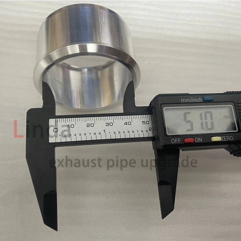 Tubo Di Scarico Centrale In Acciaio Inox Per Yamaha YZF-R6 2006-2014 - Adattatore Marmitta 51mm - Foto 2