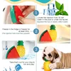 Pet Cooling Chew Toy Reusable Dog Cat Toy Teething Summer Cooling Watermelon Pineapple Lemon Durable Ice Frozen Fruit Shape Toys 6