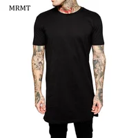2025 Brand New Clothing Mens Black Long t shirt Men Tops Hip hop tee T-shirt Men Hiphop Short Sleeve Longline casual Tee shirts