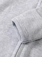 Newborn Footed Pajamas Zipper Girl and Boy Romper Long Sleeve Jumpsuit Cotton Solid White Fashion 0-12 Months Baby Clothes 4