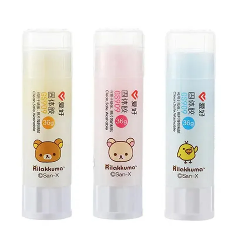 

AIHAO GS909 Rilakkuma 36G Glue Stick Strong Adhesive School Office Supplies