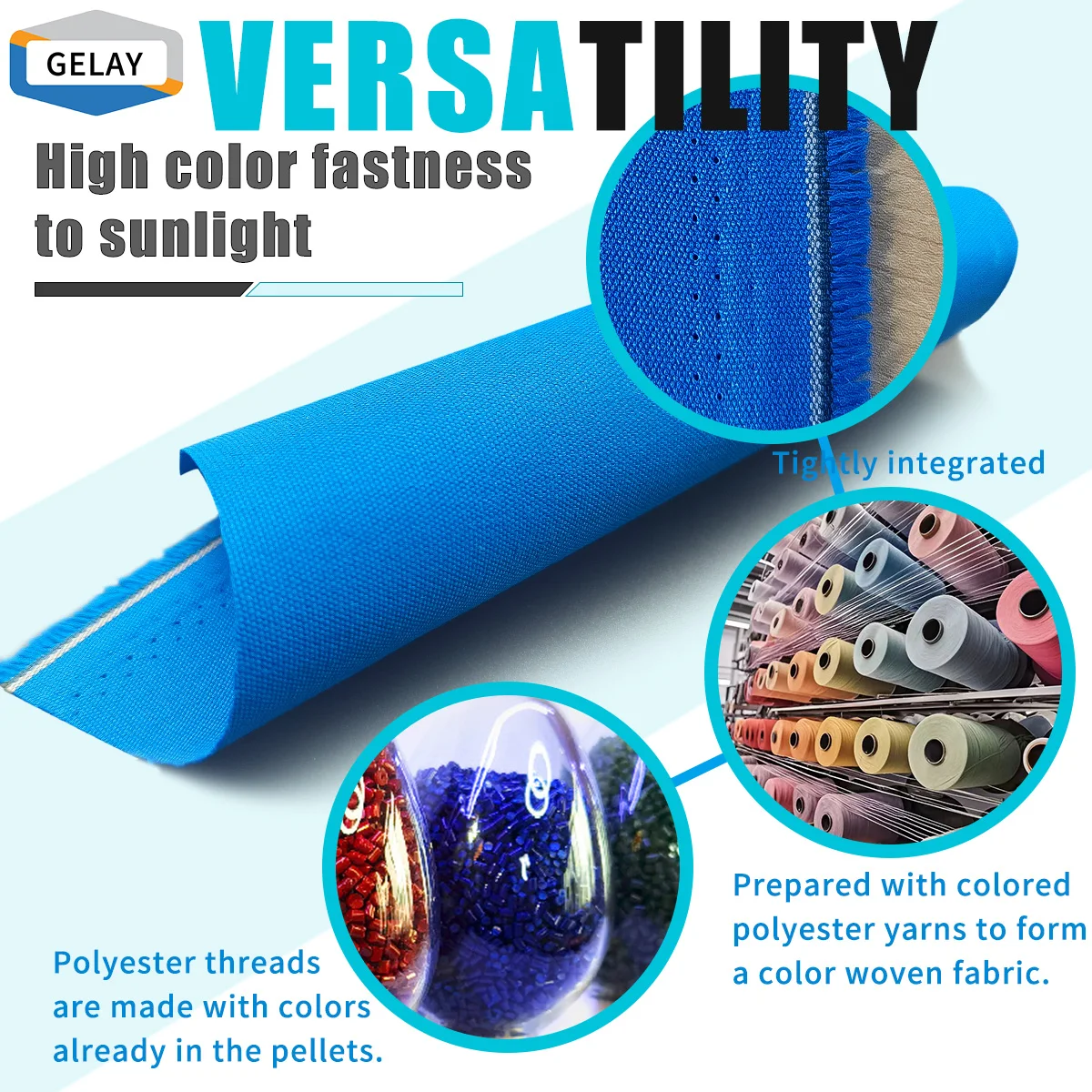 Marine Canvas Fabric Waterproof and UV Resistant Decorative Material for Indoor, Parasol, Boat Shade Fabric, 63 Inch Width.