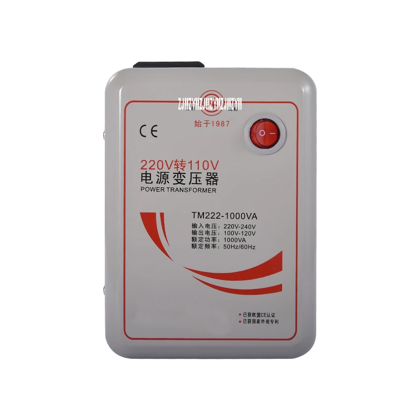 Voltage Converter 1 PC 1000w 1KVA Step Down Voltage Converter Transformer 220v-240V to 110v-120V