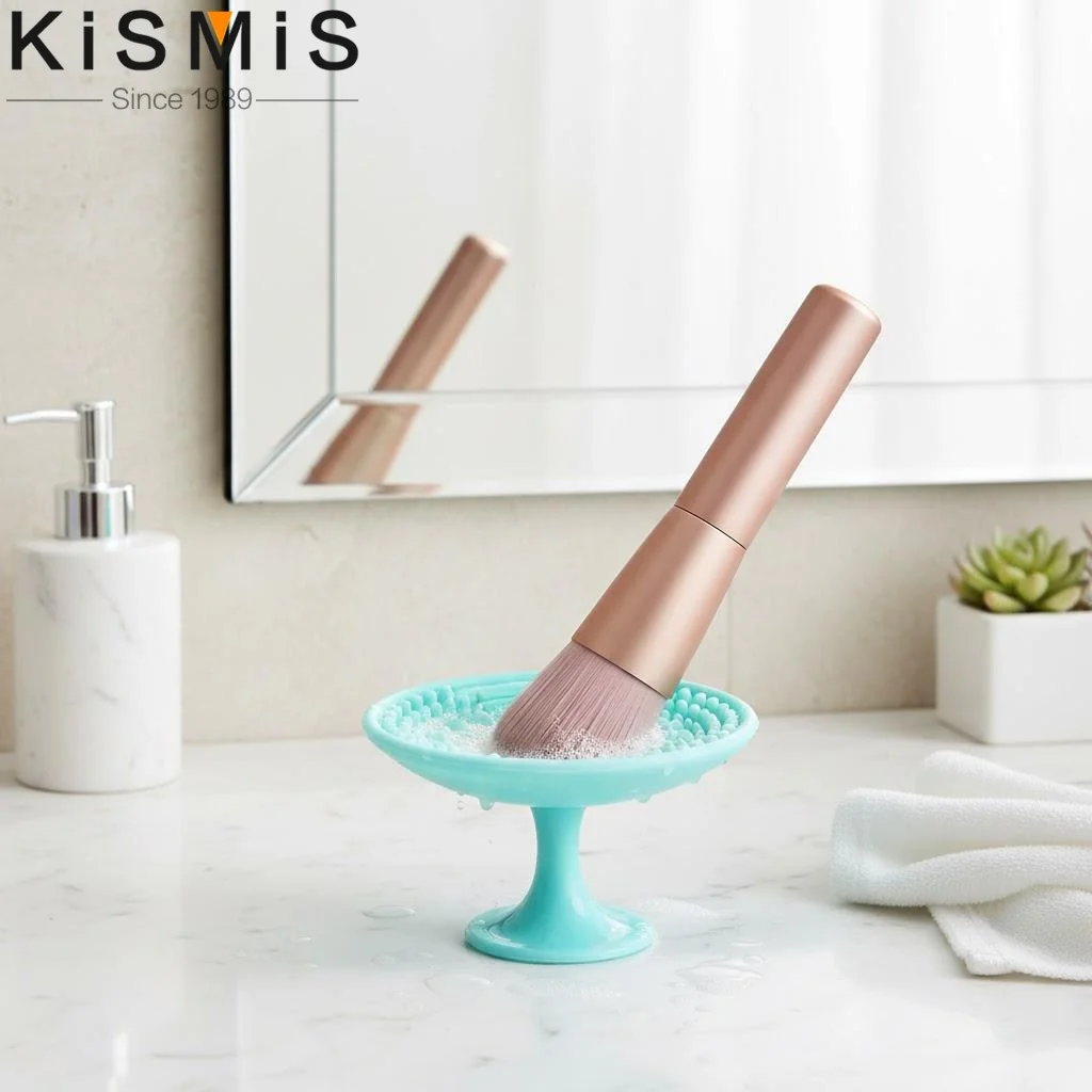 Silicone Makeup Brush Cleaning Pad with Suction Cup
