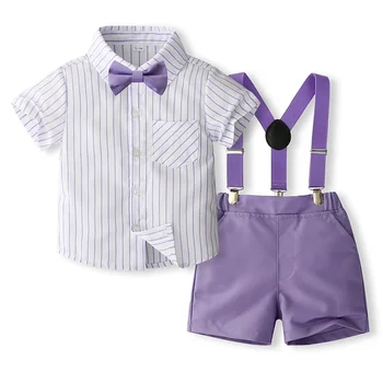 Boys Suspender Gentleman Outfit 1