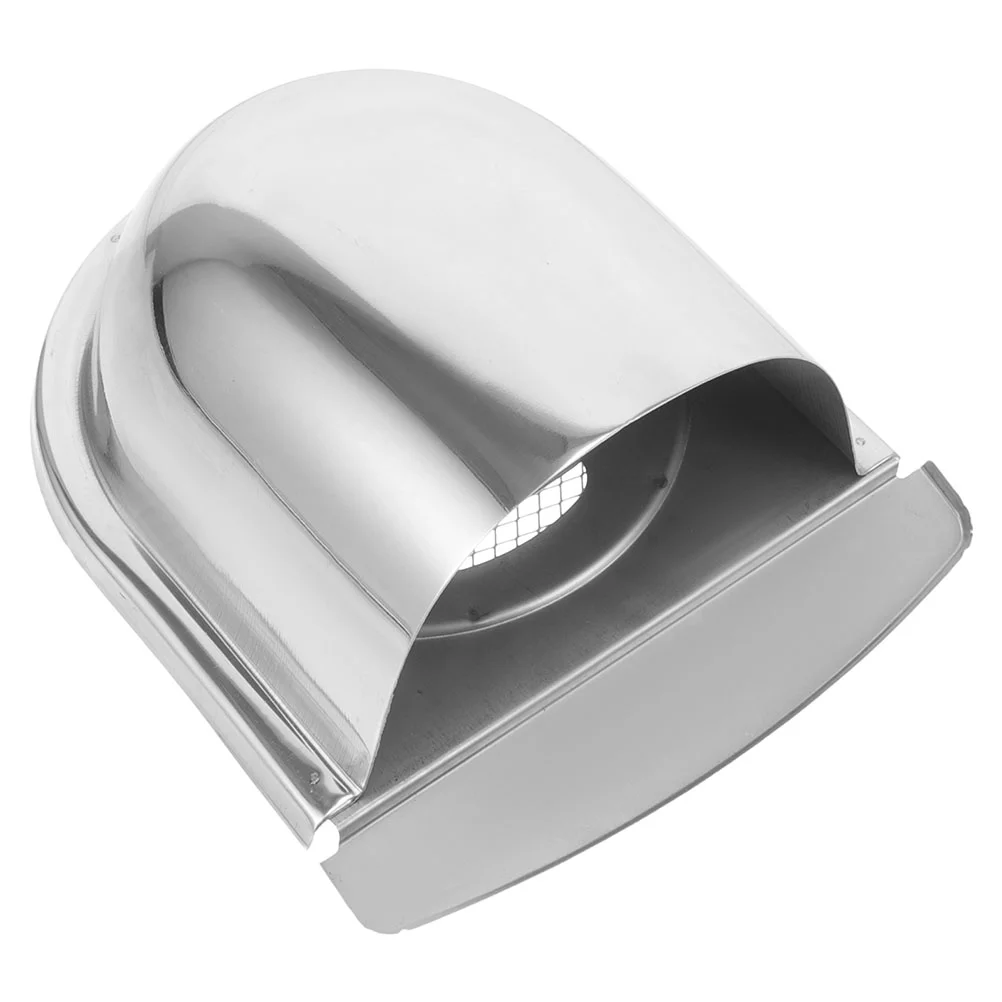 

Stainless Steel Wall Mounted Exterior Exhaust Vent Cap U Shape Outside Exhaust Vent Cover with Mesh Screen