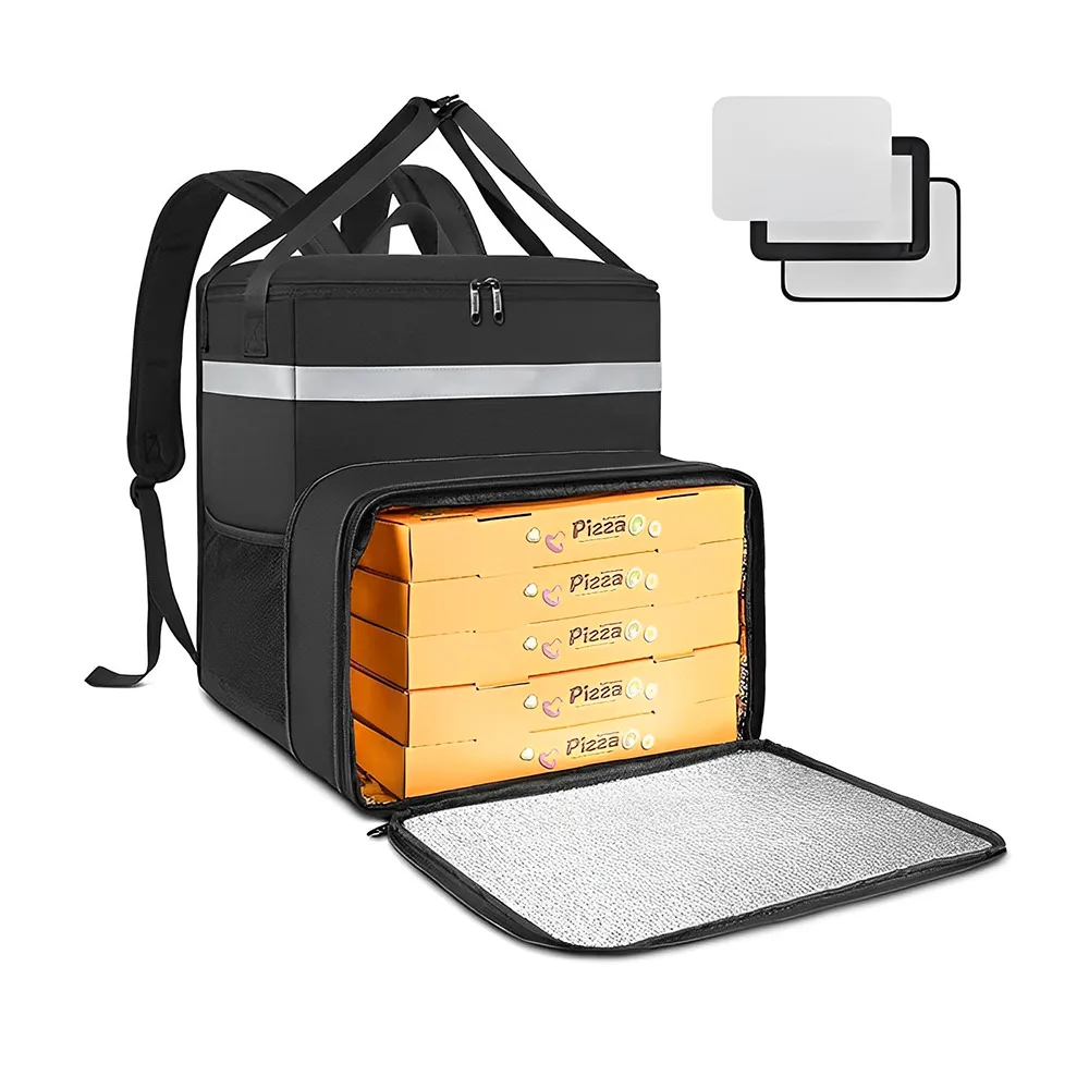 56L Thermal Backpack Waterproof Thickened Cooler Bag Thermal Food Bag Refrigerator Box Fresh Keeping Food Delivery Backpack