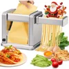 Electric Pasta Maker Stainless Steel Noodle Machine with Roller&Cutter Adjustable 7 Thickness &2 Width for Spaghetti, Fettuccini 1