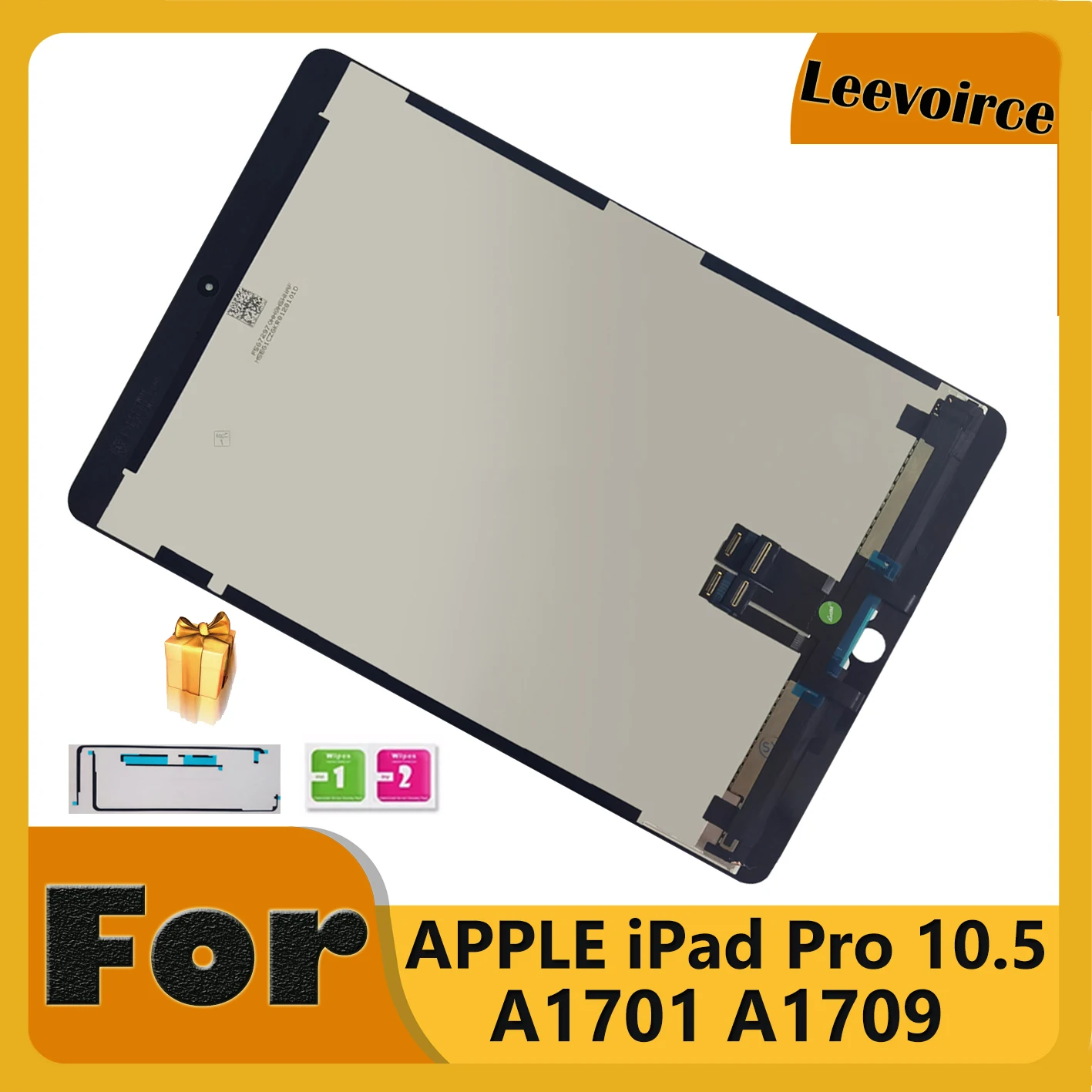 noir:LCD dalle écran screen assemblé Ipad Pro 2017 A1701 A1709 10.5inch