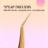 Eyelashes Tweezers Stainless Steel Superhard Tweezers High Precision Anti-static Tweezers For Eyelash Extensions Makeup Tools 4