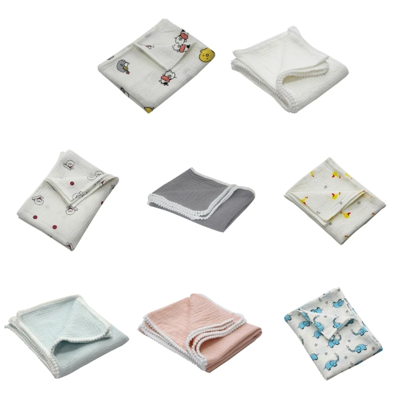 

Infant Bath Towel Receiving Blankets Quilt Children Infant Cotton Blanket for Baby Toddler Newborn Swaddles Wraps