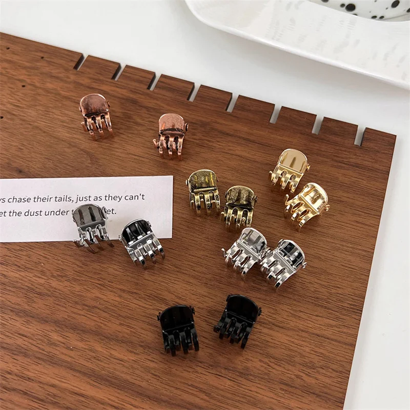 إمرأة خمر الذهب والفضة والبرونز معدن مخلب شعر صغير فتاة حلوة الانفجارات الصغيرة كليب مقاطع الشعر دبابيس الشعر موضة إكسسوارات الشعر