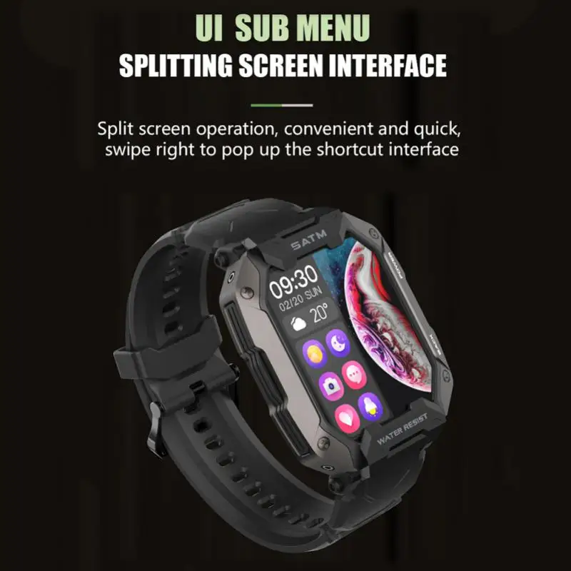 C20 1.71 ġ  ð Ʈ ġ  Ip68 5atm   ȭ ߿  ƮϽ ƮĿ Smartwatch