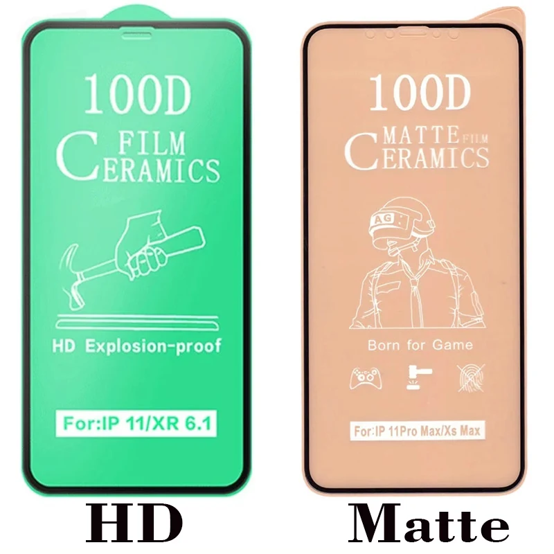 100Pcs Cerâmica Matte Film Para Samsung Galaxy