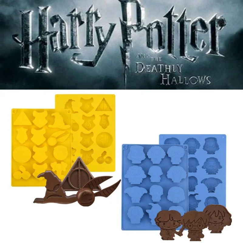 Film Magical Boy Harries Cookie Mold Anime Figures Potters Badge Holy Vessel Model Applicabile A Chocolate Cake Ice Cubes Make