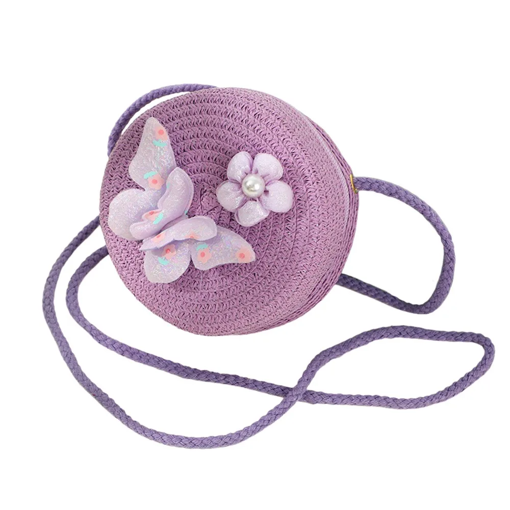 Straw Woven Kids Summer Beach Bag