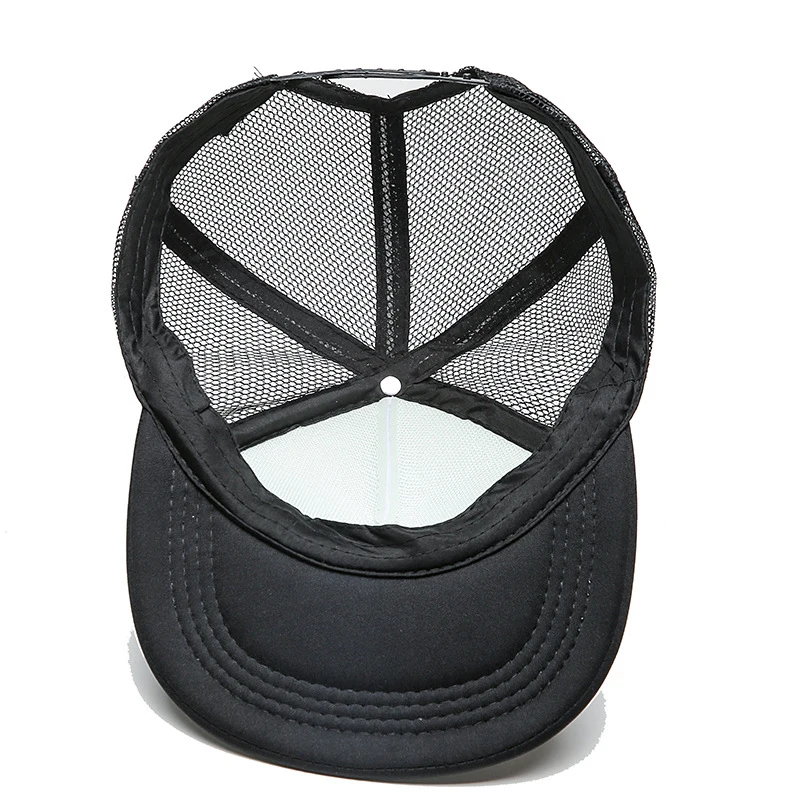 1 PCS Free Custom Logo Baseball Cap Kids Personality DIY Design Trucker Hat 100% Polyester Hats Blank Mesh Cap Boys Girl Casquet