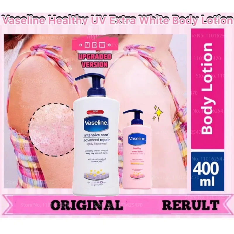 

400ML Vaseline Body Lotion for Men and Women Quickly Remove Chicken Skin Moisturizing Whitening Body Fragrance Body Lotion