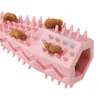 Hexagonal Chew Toy for Dogs Cats - Non-Toxic TPR Teething Bone with Teeth Cleaning & Boredom Relief  5