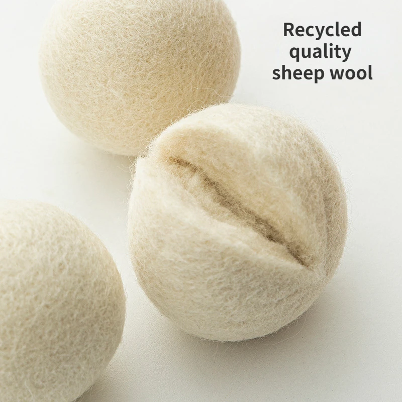 5cm/7cm Reusable Laundry Dryer Wool Ball Household Anti-winding Ball Clothing Quick Drying Artifact Pure Cotton Wool Drying
