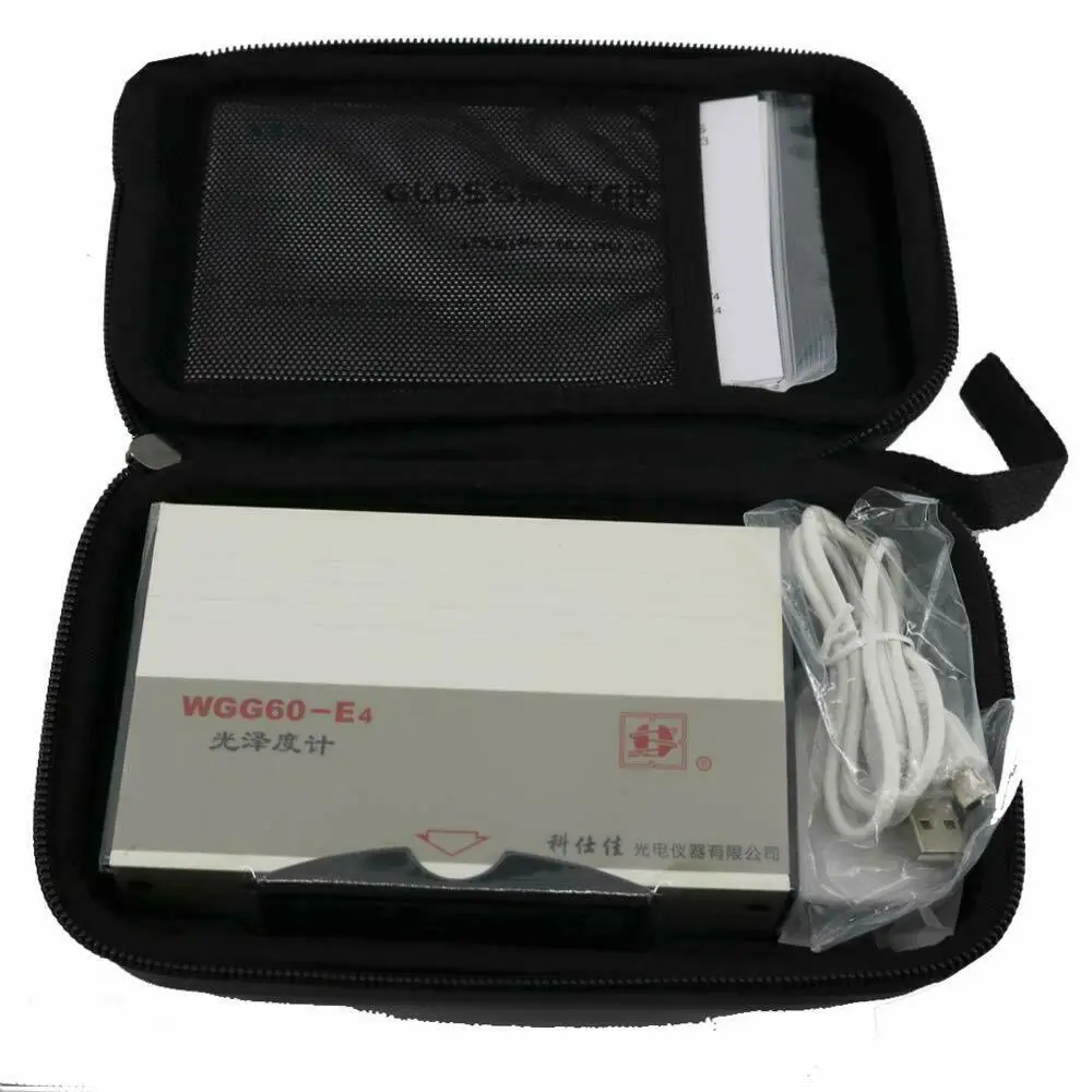 WGG60-E4 Gloss Meter Glossmeter Single 60 Degree 0 to 199.5GU Range Paint Granite Woodware Surface gloss measuing Instrument