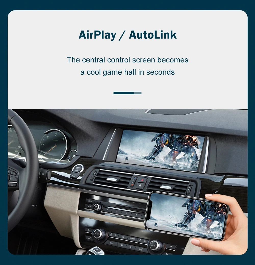 Wireless Carplay Interface Box For Bmw X1 X3 X5 X6 F02 F07 F10 F20 F21