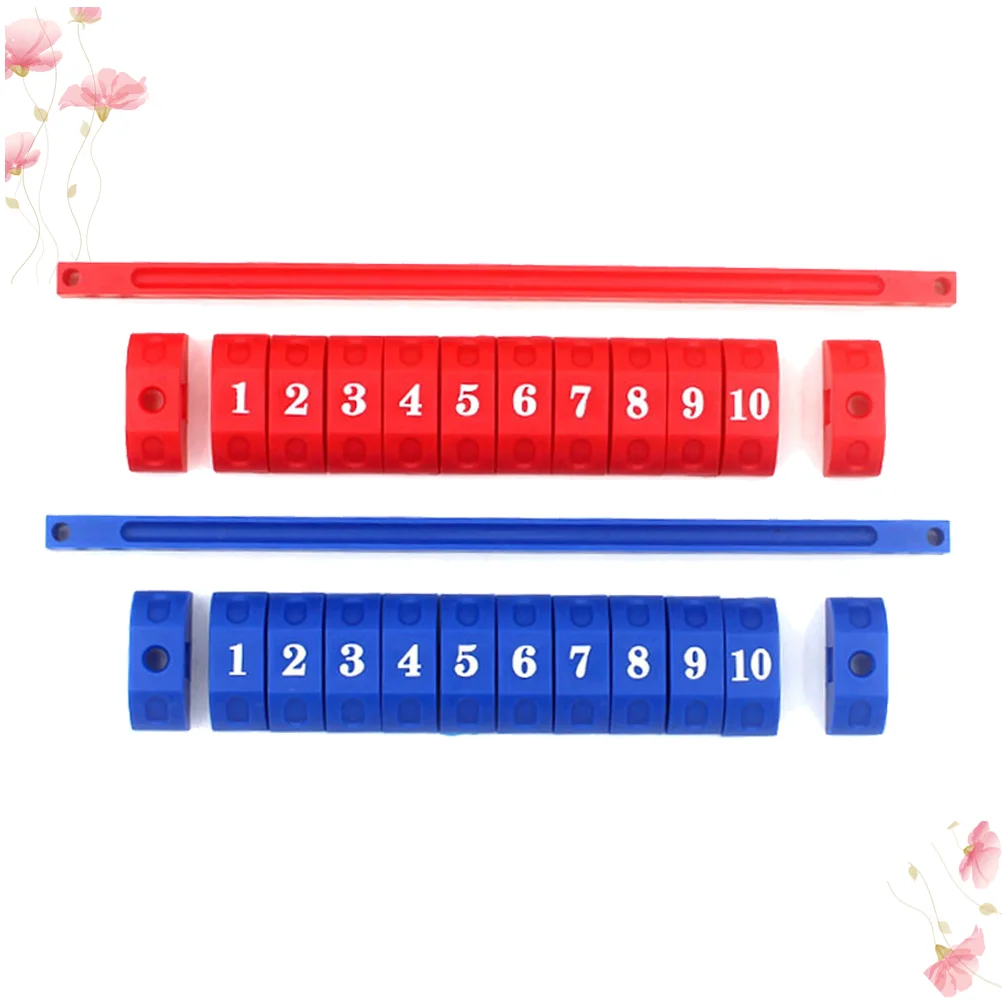 

2pcs Durable Blue Red Plastic Scoring Units Counters Markers for Foosball Soccer Table Football Score Keeper (1 Red and 1 Blue)