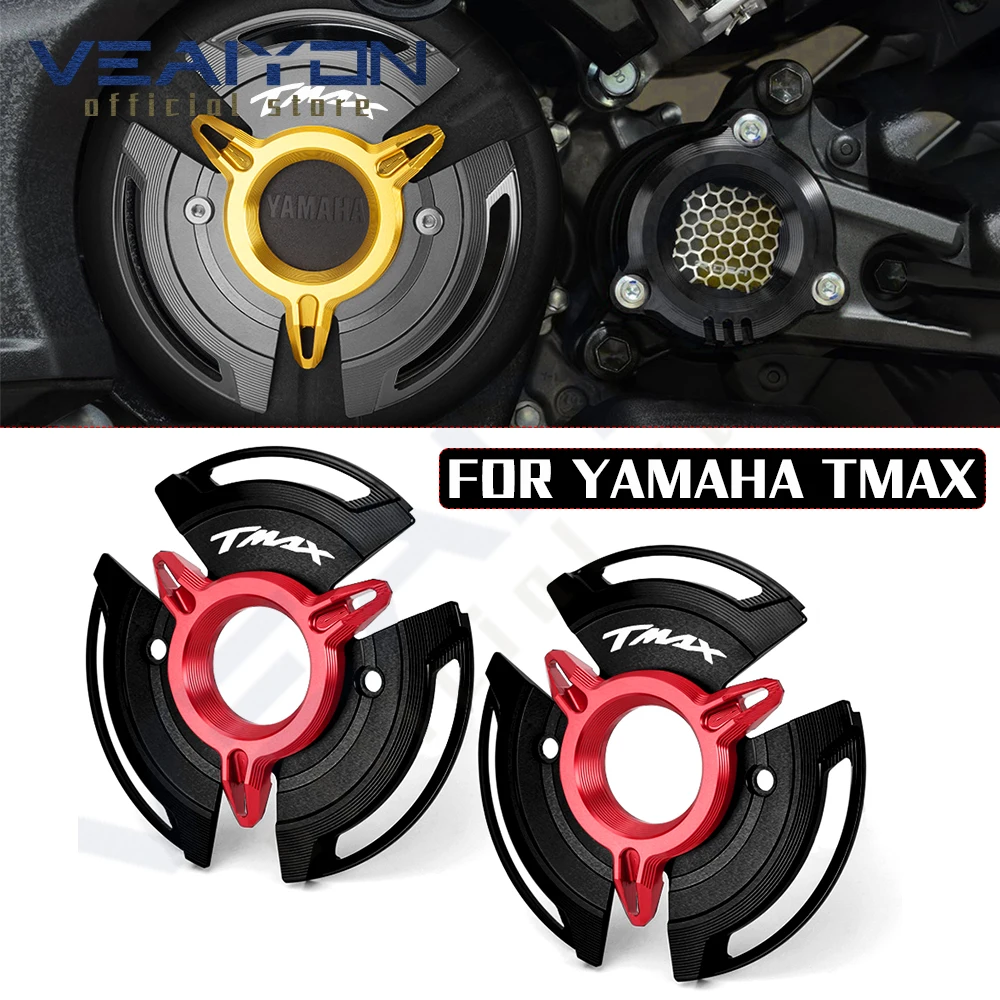 

2Pcs Motorcycle Engine Stator Cover Protective Decorative Protector For YAMAHA TMAX 530 TMAX 560Tmax530 Tmax560 Tech Max
