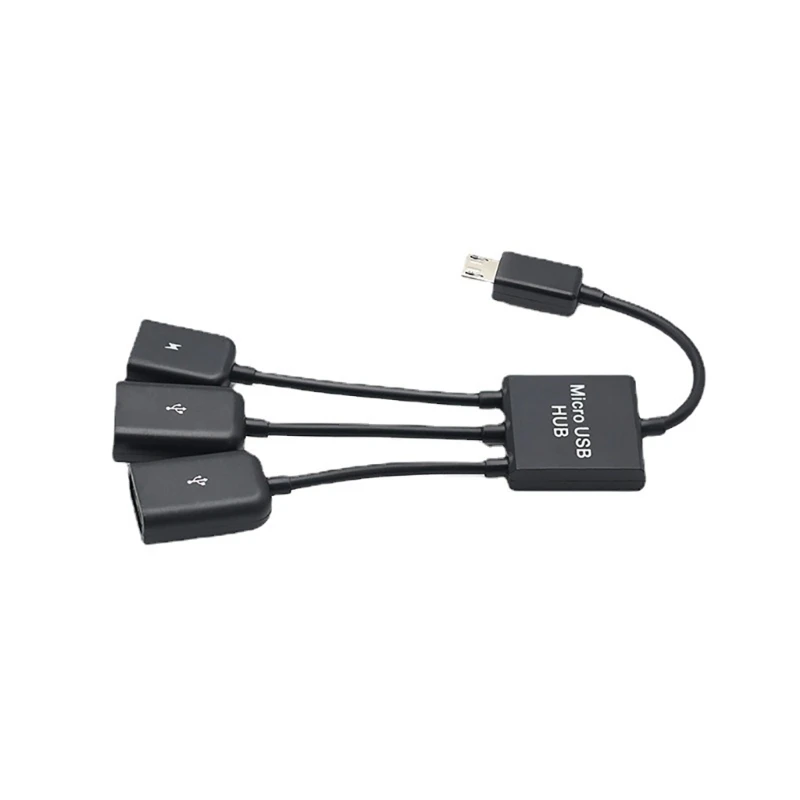 OTG Adapter USB To Type C Adapter Type-C USB Adapter OTG Cable USB 2.0 Male To Micro Female Adapter HUB 3 in 1