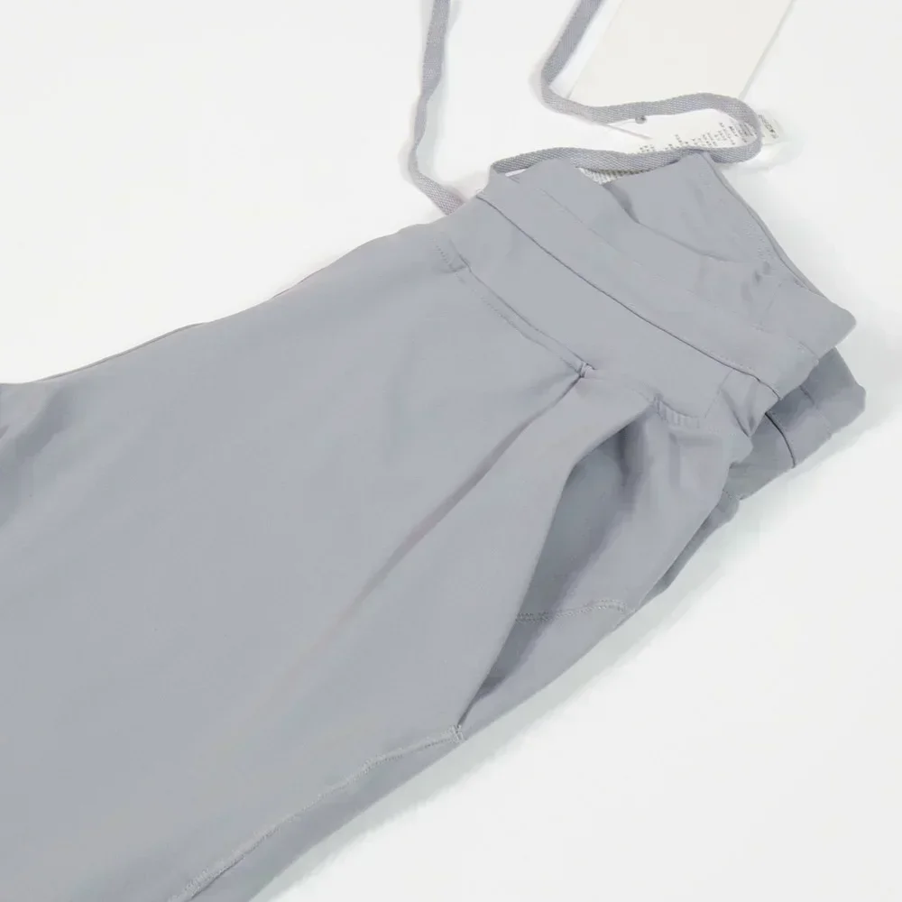 Lemon Women Stretch Sport Yoga Pants High Waist Training Jogging Trousers Drawstring Four-Way Elasticit Gym Workout Casual Pants