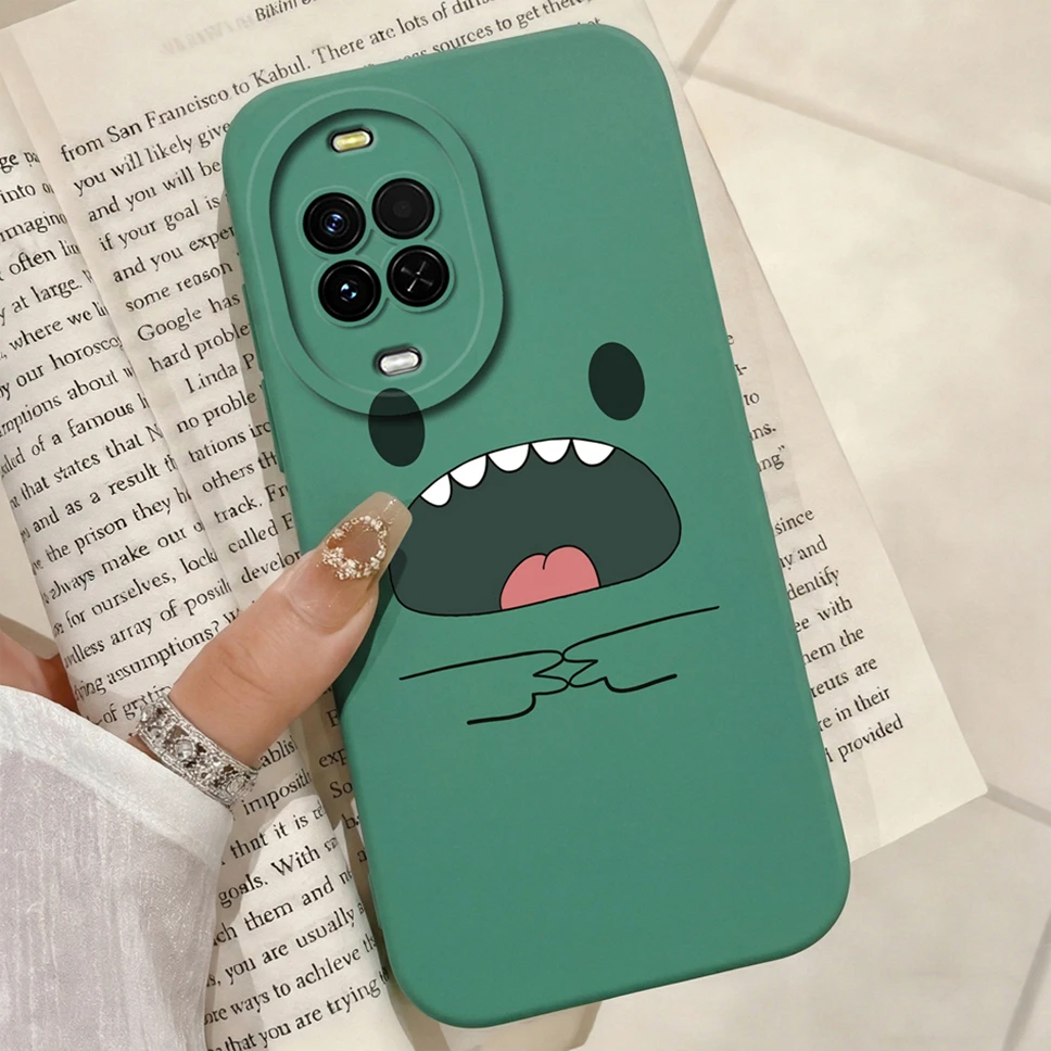 Cute Astronaut Soft Liquid Silicone Anti-Drop Phone Case - Smooth Protective Cover