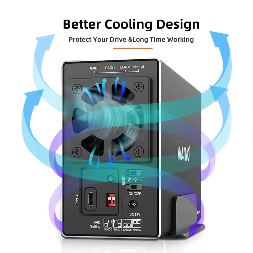 MAIWO-Hard Drive Docking Station, Caixa de armazenamento,