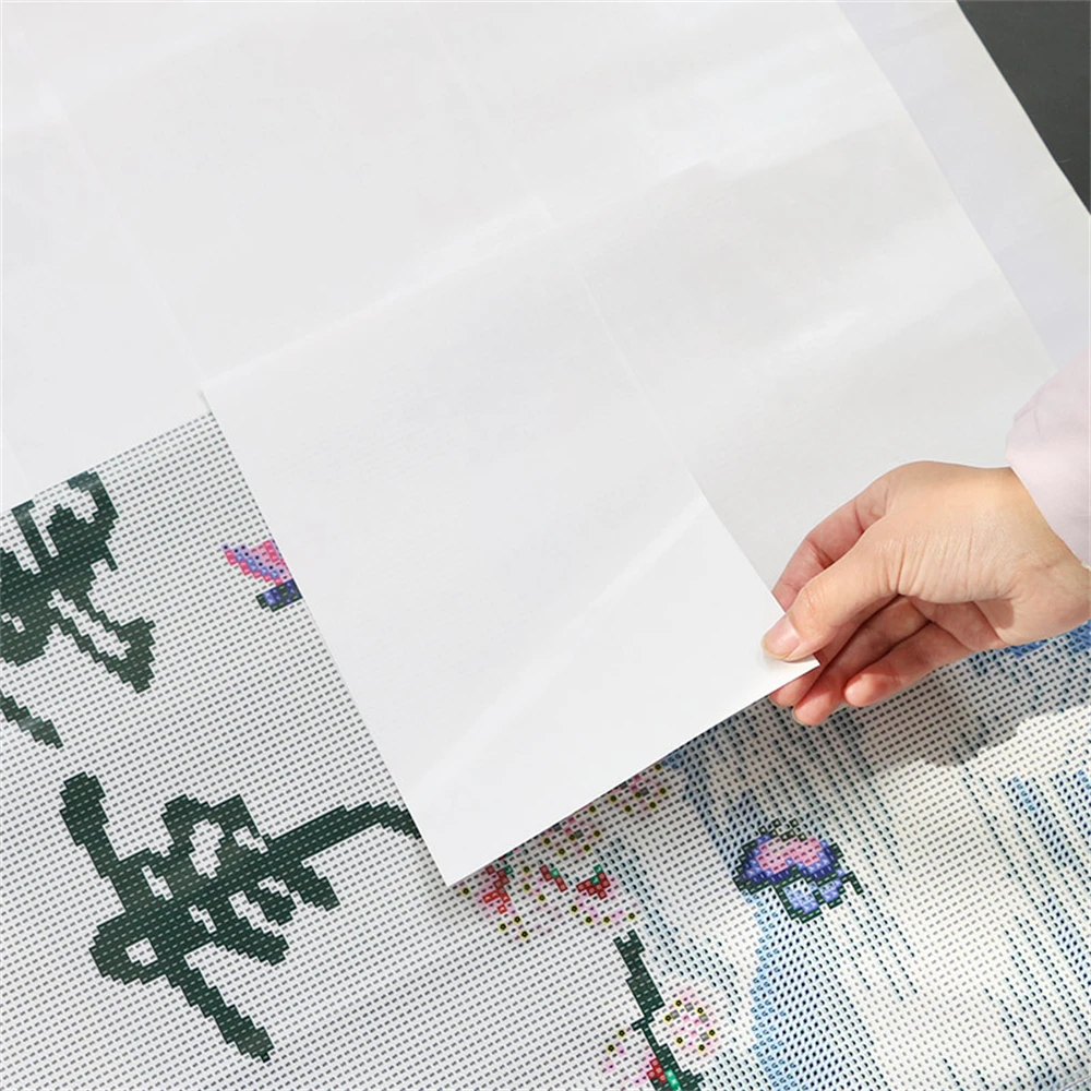 50PCS A4 29.7cmx21cm Diamond Painting Release Paper Double Sided Non-stick Cover Replacement 5d Accessories Embroidery Tool