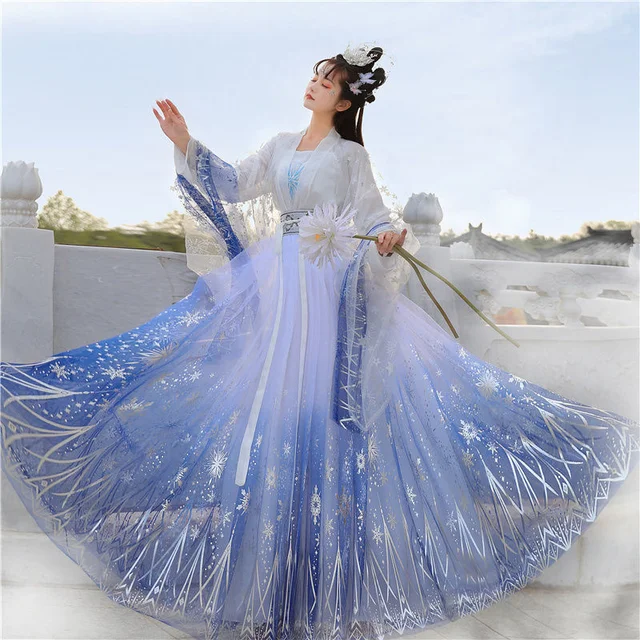 TOP 2023 캐롤 스타 스팽글 그라데이션 쉬머링 여성 가운 세트: 화려한 중국 전통 드레스 상품분석