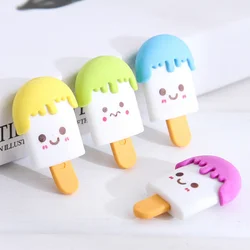 3 Pieces/lot Cute Cartoon Creatures Creative Ice Cream Eraser Student Supplies Painting Christmas Gift Prize Kawaii Eraser