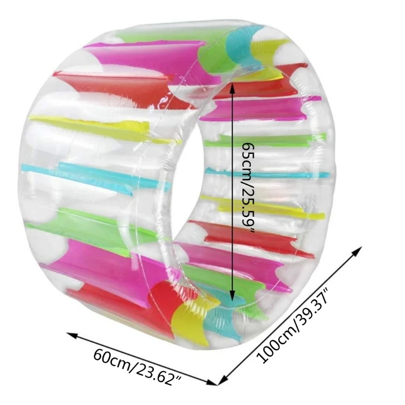 Y55B Inflatable Water Wheel Roller Float Roll Ball For Kids Swimming Pool Toy