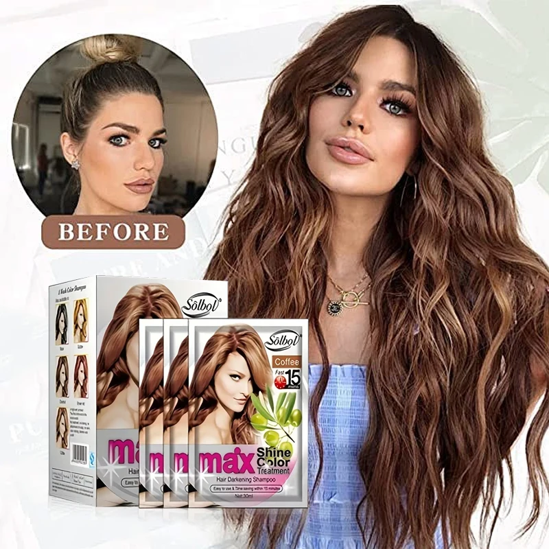 半永久的なヘアカラークリーム、インスタントヘアシャンプー