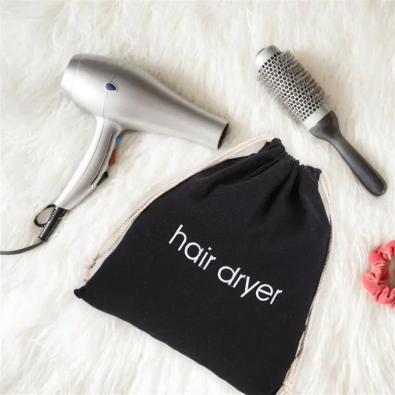 Dust Proof Hotel Home Hair Dryer Bag Drawstring Bag Container Hair