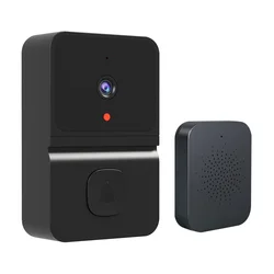 Timbre inteligente Z40 con WIFI, cámara de seguridad con timbre, Audio bidireccional, Imagen en vivo H D, timbre de puerta inalámbrico, visión nocturna infrarroja