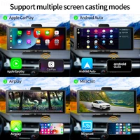 Caméra embarquée 2025 Imagebon H9 Plus 10,26 pouces 4K ADAS avec CarPlay et Android Auto sans fil, vision nocturne, surveillance de stationnement 24h/24, enregistreur vidéo de conduite 4