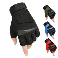 Cycling Tactical Gloves Half Finger Men Women Outdoor Fitness Gloves Spring Summer Anti Slip Wear-Resistant Gym Dumbbells Gloves 1