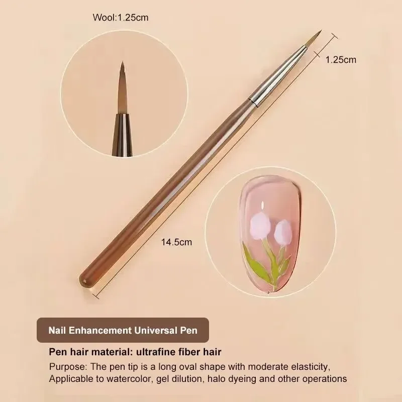 9PCS UV Gel Nail Brush Liner DIY Painting Pen Manicure Acrylic Drawing Brush Nail Art Design Nails Tip Display Painting Tool manicure brush