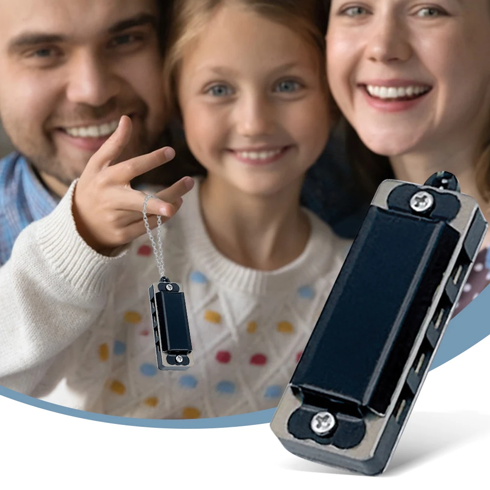 Mini Harmonica Pendant Necklace 5Pcs 4-Hole 8-Tone Musical Instrument Portable Harmonica Children and Beginners