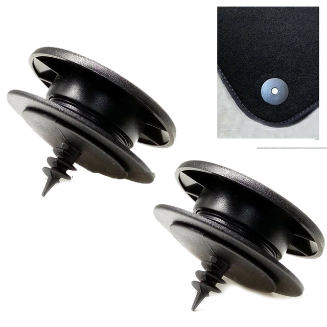 4pcs Car Floor Mat Clips, Mounting Clamps, Double Layer