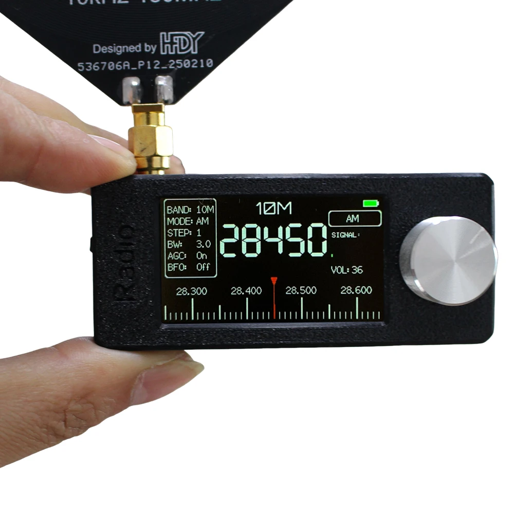 SI4732 0.5-108MHz 무선 스펙트럼 분석기 미니 포켓 LSB USB AM FM 풀밴드 라디오 수신기 (안테나 포함) HF SW MW VHF 라디오