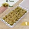 Self-Adhesive Static Grass Tufts For Miniature Scenery Wildflowers Flower Cafts Artificial Grass Modeling Wargaming DIY Handmade 3