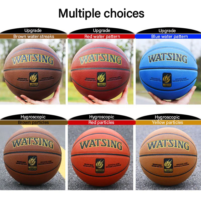 Icrofiber Cowhide Leather Feel High Elastic Wear-resistant Child Basketball Number 7 Indoor  Basketball Professional Team Sports 5