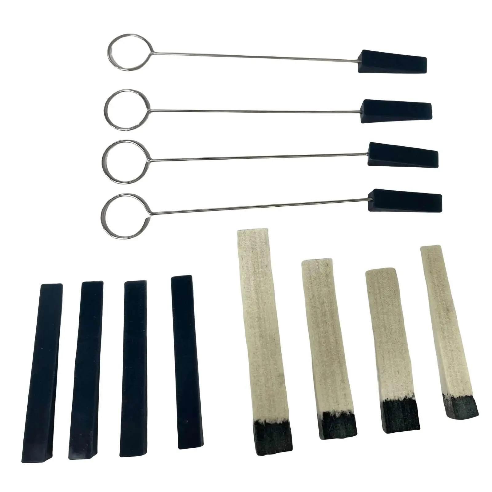 Piano Mute Blocks Kit Tuning Strip Felt Material Repair Wedge Accessories Toolkit Tool for Mediant Treble Instruments Keyboard