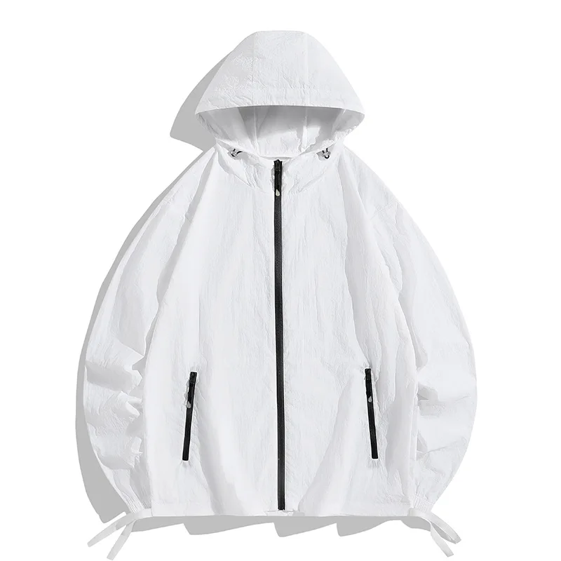 Summer Minimalist Sun Protection Clothing Thin Breathable Casual Trend Outdoor Couple Loose Jacket Sun Protection Clothing